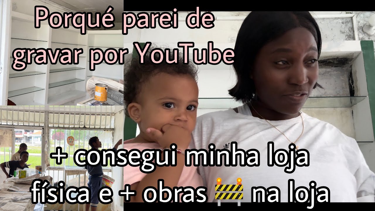 Vlog na loja mais obras 🚧 a se fazer, e explicando porquê sumi do YouTube ❤️👏