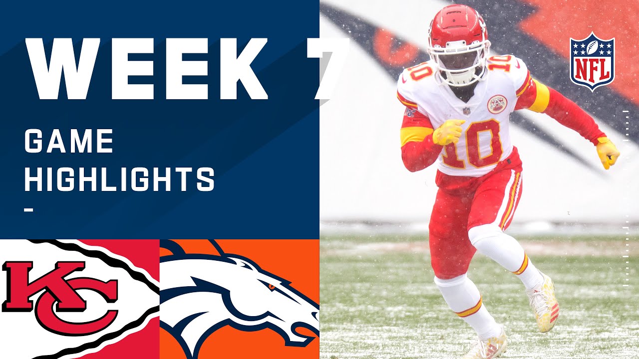 Chiefs vs. Broncos Week 7 Highlights | NFL 2020