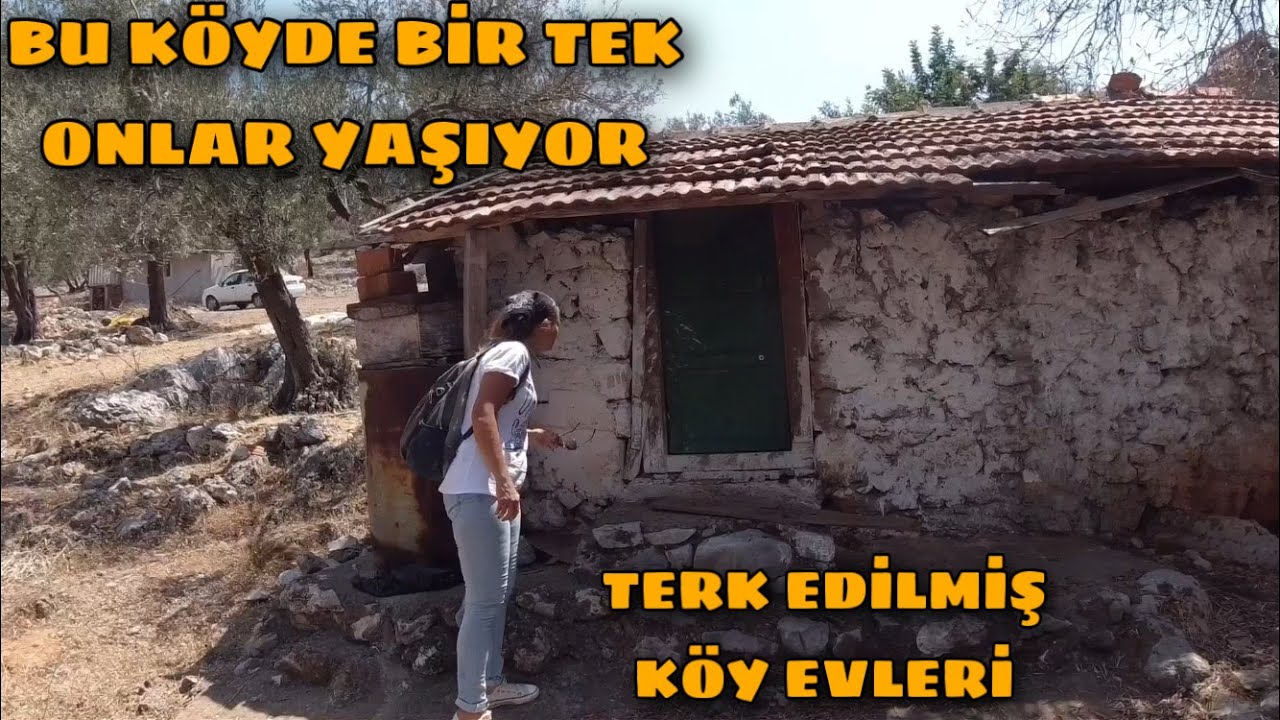 GÖL MANZARALI BU GÜZEL KÖY BİR TEK ONLARA KALMIŞ / TARİHİ BU ESKİ YAPININ İÇİNDE YAŞIYORLAR