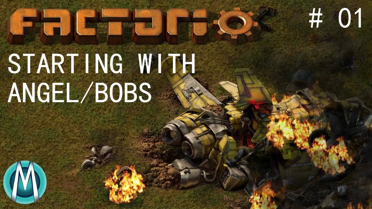 [Factorio 1.1 4K] Angel/Bobs Ep 1: Starting With Angel/Bobs (Tutorial/Walkthrough)