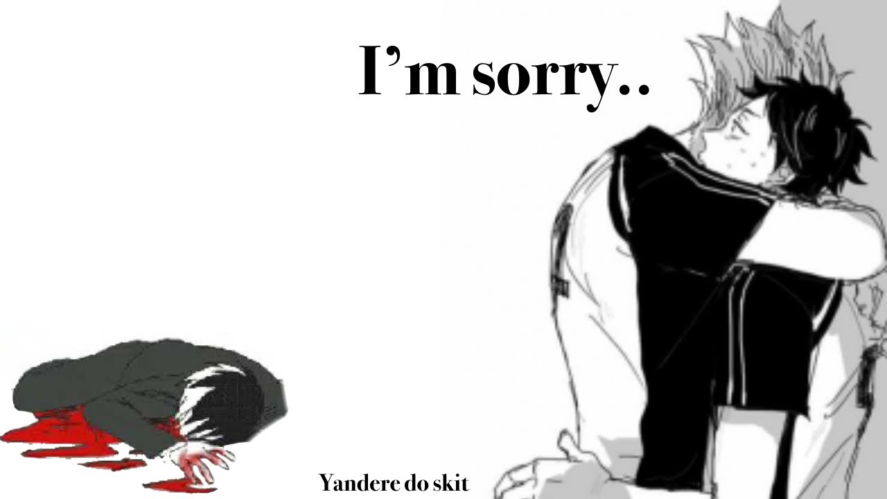 Kuroo and Bokuto fight!?//yandere dev skit//haikyuu text
