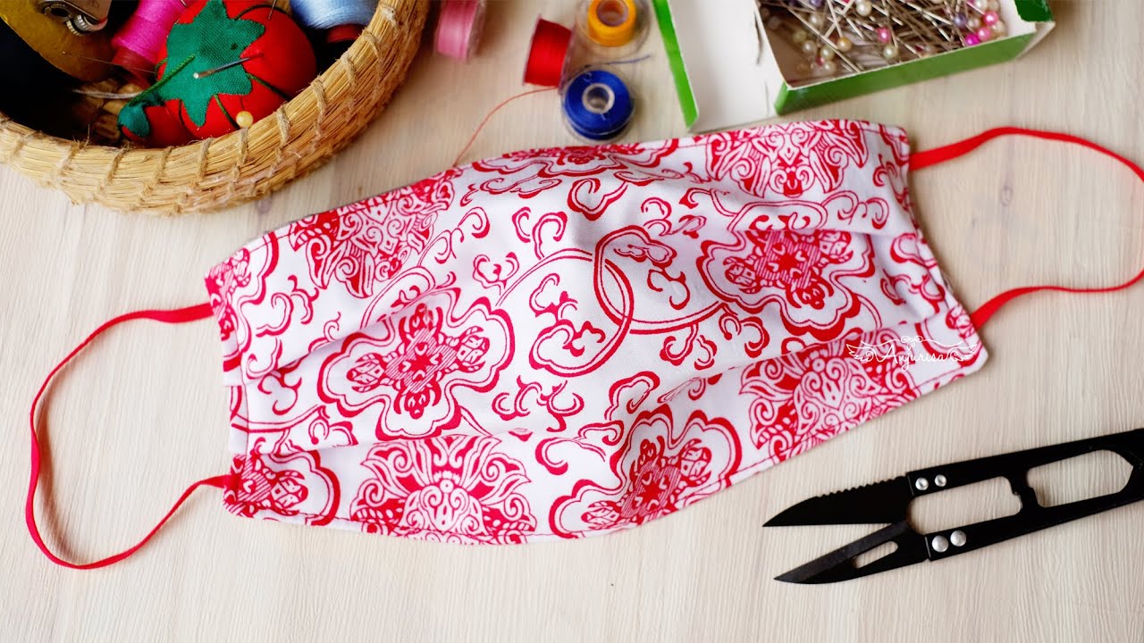 For BEGINNERS! ❤ How To Make A Fabric Face Mask At Home Easy