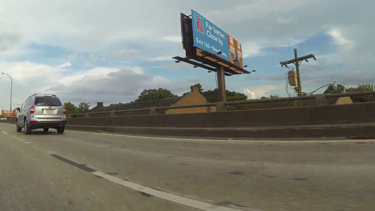 I-10 East from Baton Rouge to Gonzales & Sorrento, Louisiana, 30 July 2016 GP190061