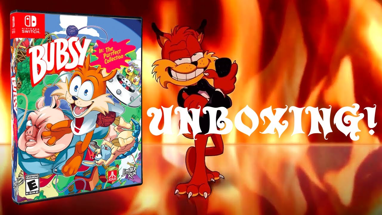 Unboxing Bubsy in: The Purrfect Collection for the Switch!