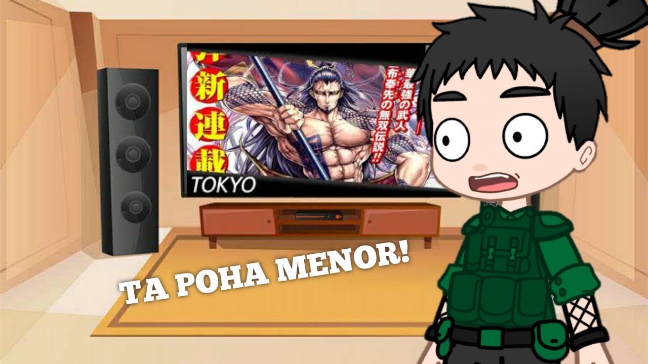 Time 7 + Shinobis reagindo ao rap do Lu Bu (Tokyo Player)