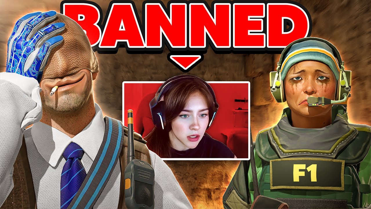 I got a CS2 Girl Streamer BANNED...