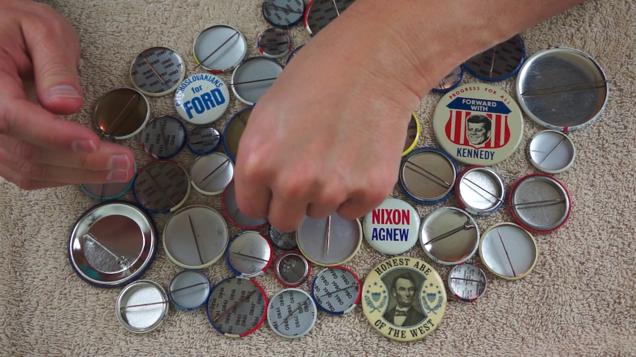 Exploring Political Campaign Buttons - ASMR
