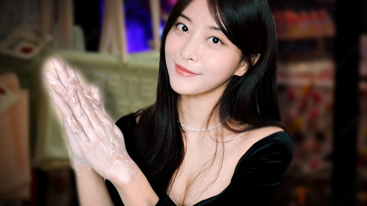 ASMR l Relaxing Soap Store🧼 (Soap Bubble, Oil Hands sounds) [ENG]