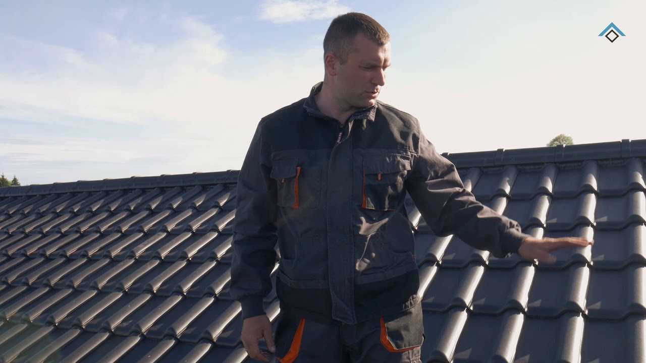 Įlajos formavimas tikrų čerpių stogui 🏠🏠🏠