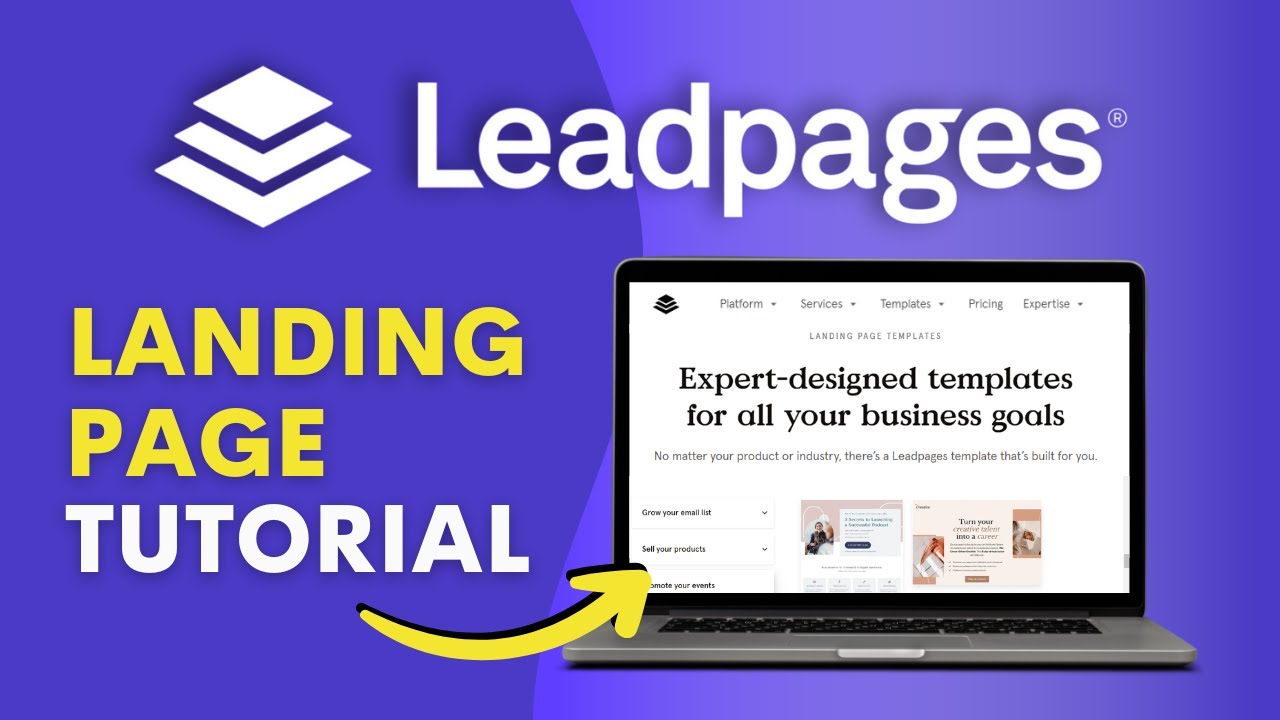 Leadpages Tutorial From Start to Finish | Landing Page Tutorial
