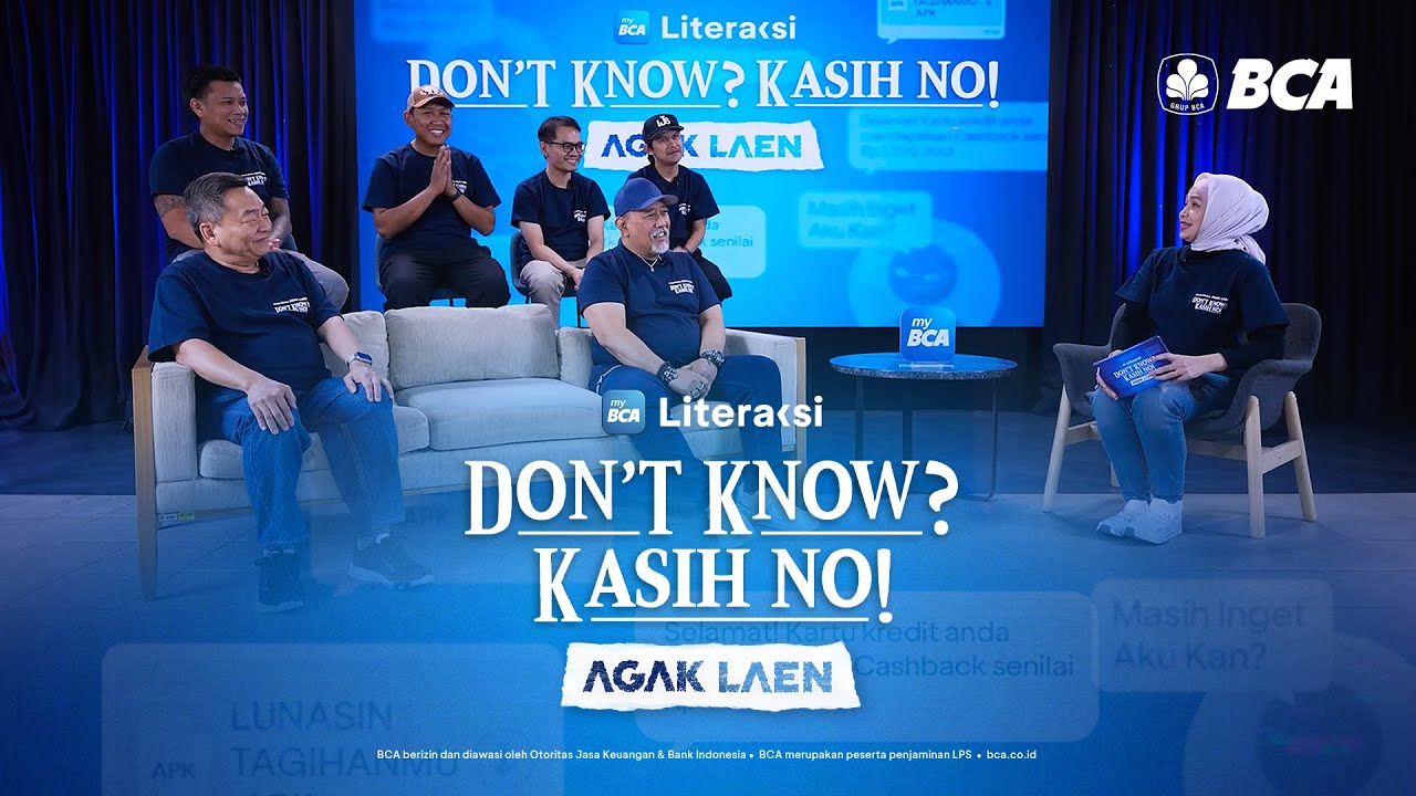 myBCA Literaksi Don't Know? Kasih No! Agak Laen