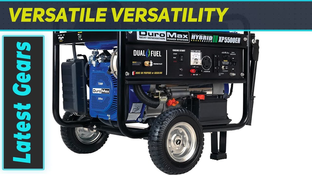reviewDuroMax XP5500EH Dual Fuel Portable Generator - Unleashing Power Anywhere!