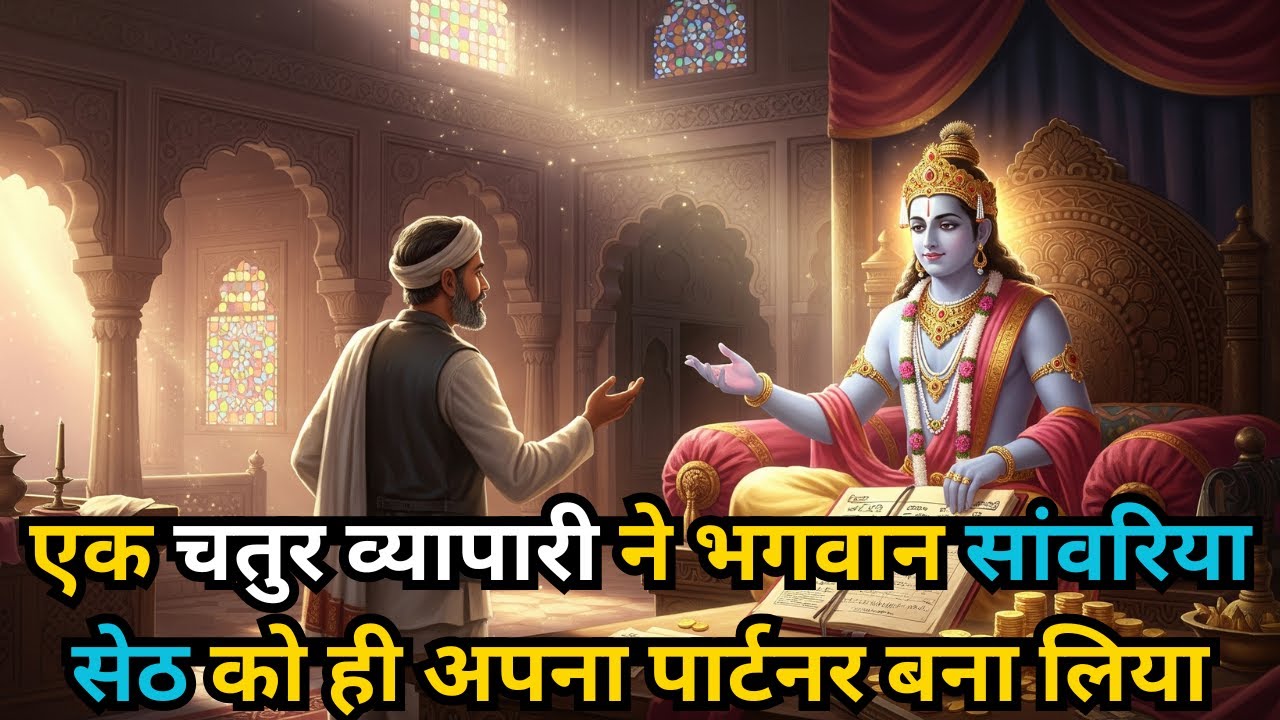 एक चतुर व्यापारी ने भगवान सांवरिया सेठ को ही अपना पार्टनर बना लिया | #bhaktikatha #sanwariyaseth