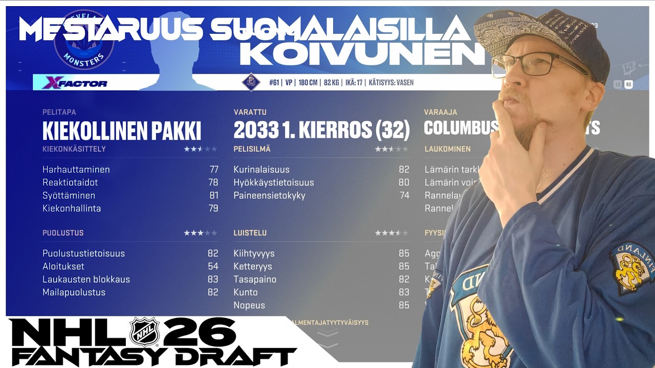 NHL 26 Fantasty Draft | Suomalaisilla mestaruuteen! | Kausi 9 ja Kausi 10