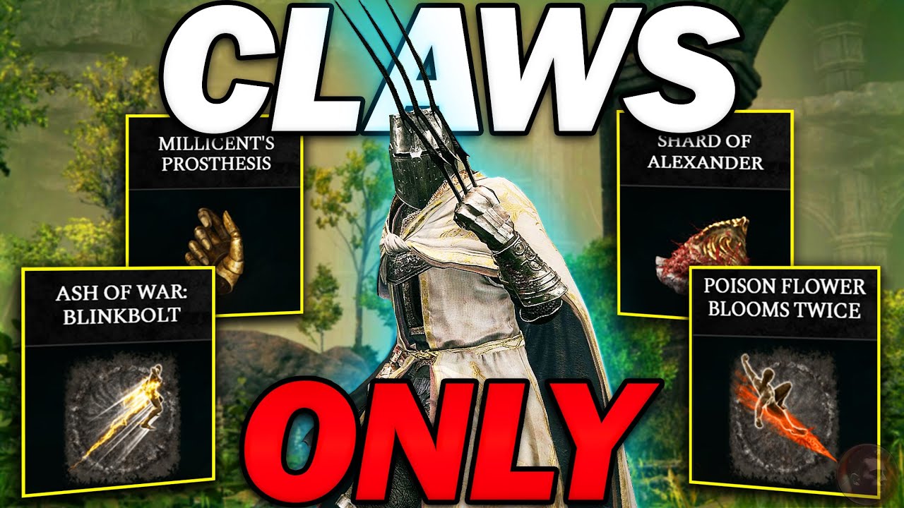 "Claws are... RIDICULOUSLY OP!" - Beating Elden Ring Using CLAWS ONLY!