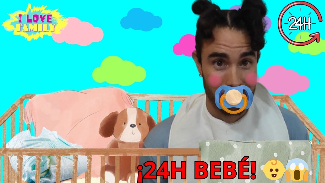 ¡24 HORAS SIENDO UN BEBÉ! 👶😱 ¿Sobreviviremos? | Iván es un bebé por 24 horas #24horas | ILOVEFAMILY