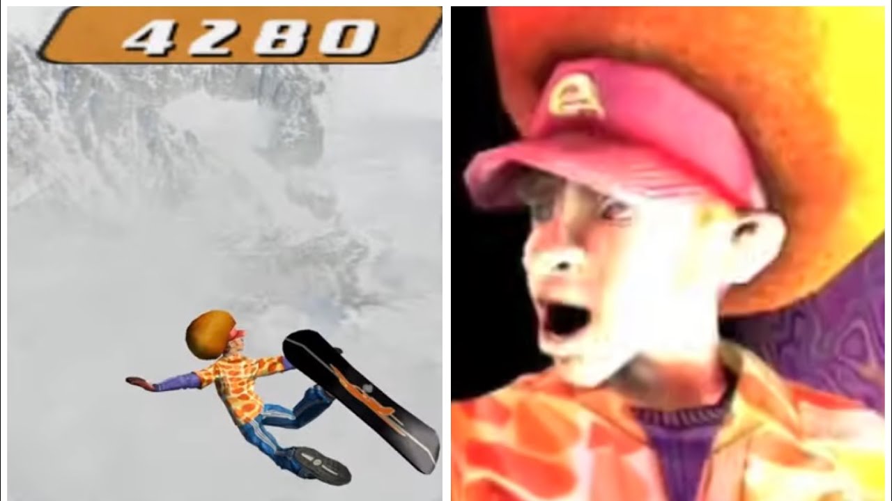 EDDIE FREESTYLE SSX TRICKY GAMEPLAY (SHOWOFF) pscx2