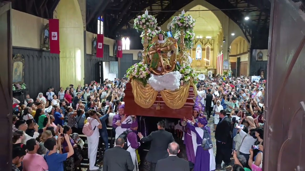 Vísperas 2025 🎉 Divino Salvador del Mundo 🌎 Salida Procesión principal del Patrono de El Salvador 🇸🇻