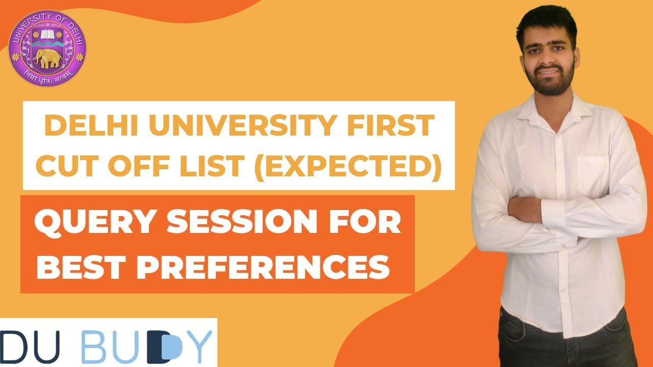 Delhi University(DU) 2022 1st cutoff date|Delhi University online helpdesk.