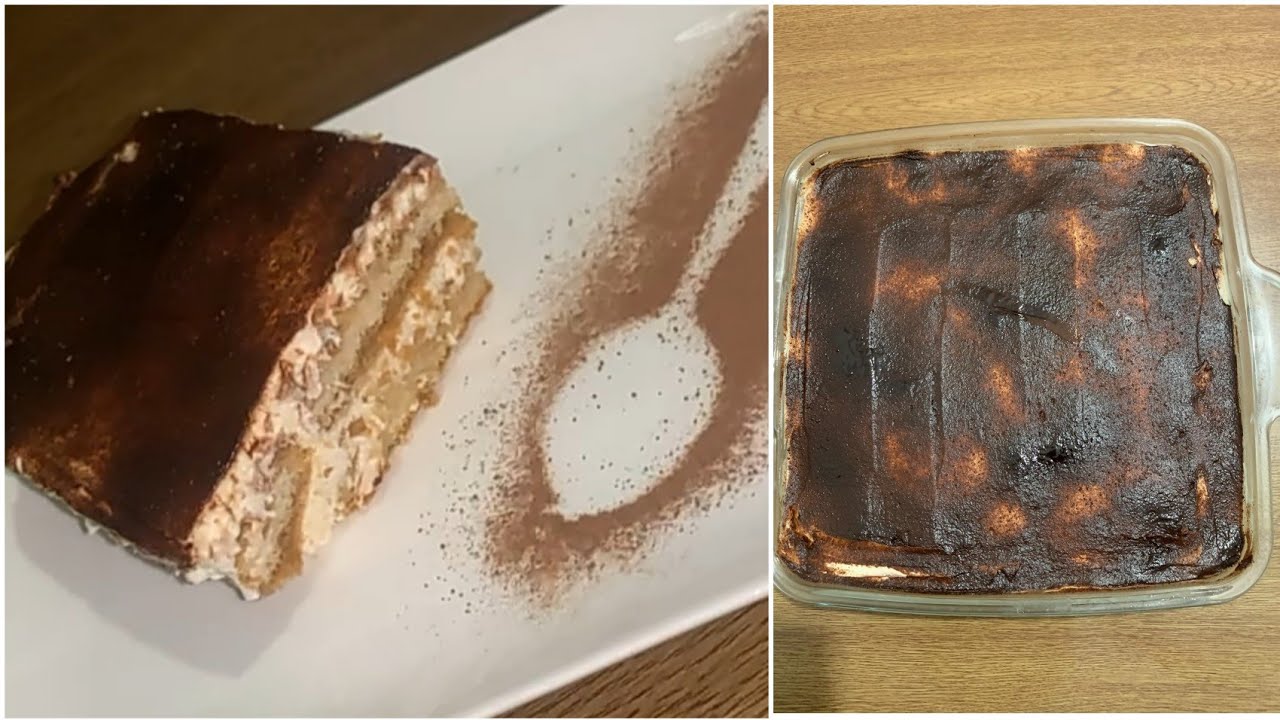 حذري التراميسو لذيذة جدا و بمكاونات بسيطة - Zo maak je tiramisu