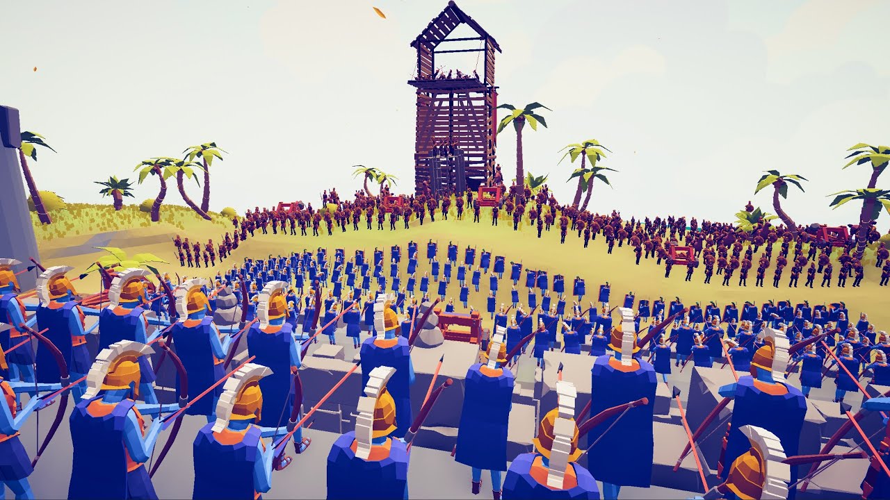 CAN 150x ANCIENT ARMY KILL GREEK KING? - Totally Accurate Battle Simulator TABS