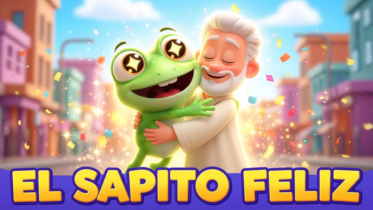 El Sapito Feliz 🐸 | Canción Cristiana Infantil Animada
