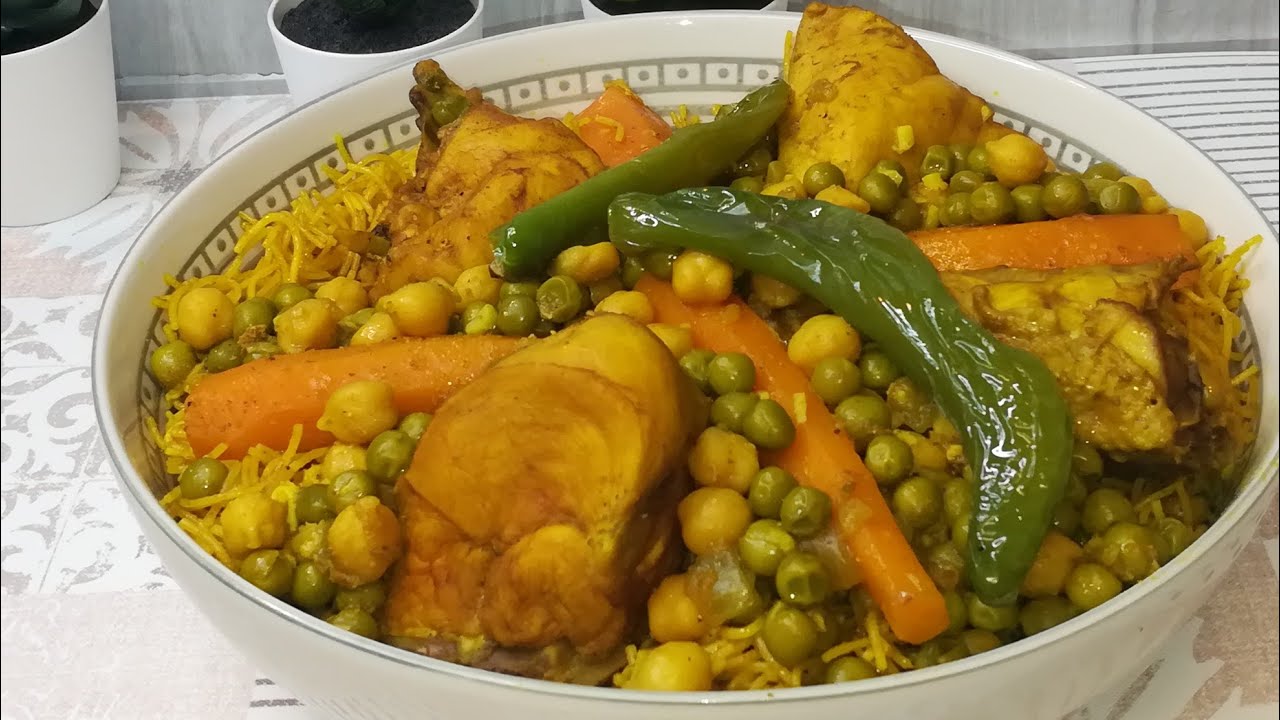 دويدة مفورة زعرة بالدجاج بنينة وخفيفة/cheveux d'ange au poulet