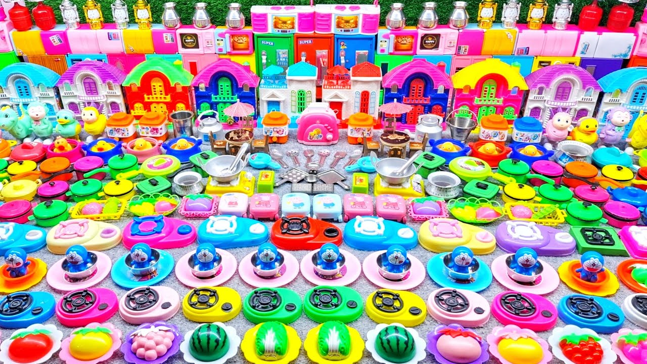 7:36 Minutes Satisfying with Unboxing Hello Kitty Tiny Kitchen Set | Playset Kitchen Cooking Toys 