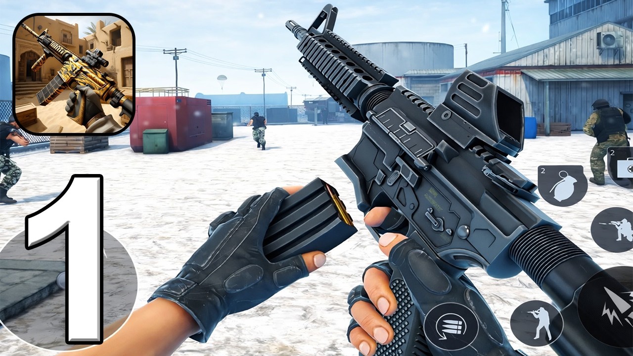 FPS Gun Strike Modern Ops - Commando Army Mission Android Gameplay - Part 1