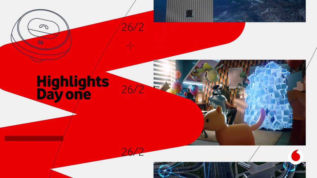 Vodafone's Mobile World Congress Highlights | Day One with MWC TV 📶