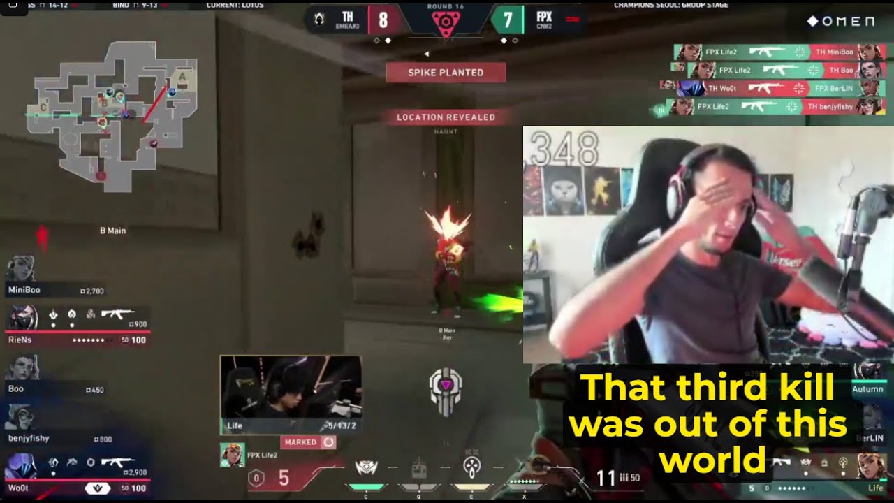 FNS reacts to FPX Life's INSANE 3k on Lotus against TH