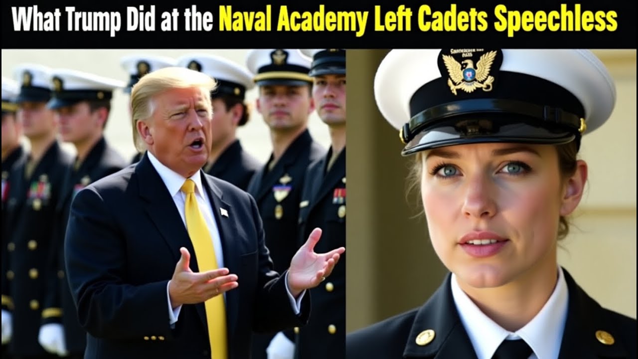 What Trump Did at the Naval Academy Left Cadets Speechless