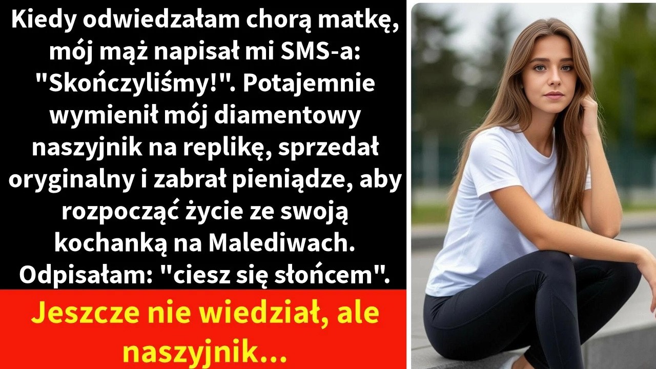 Kiedy odwiedzałam chorą matkę, mój mąż napisał mi SMS-a: \
