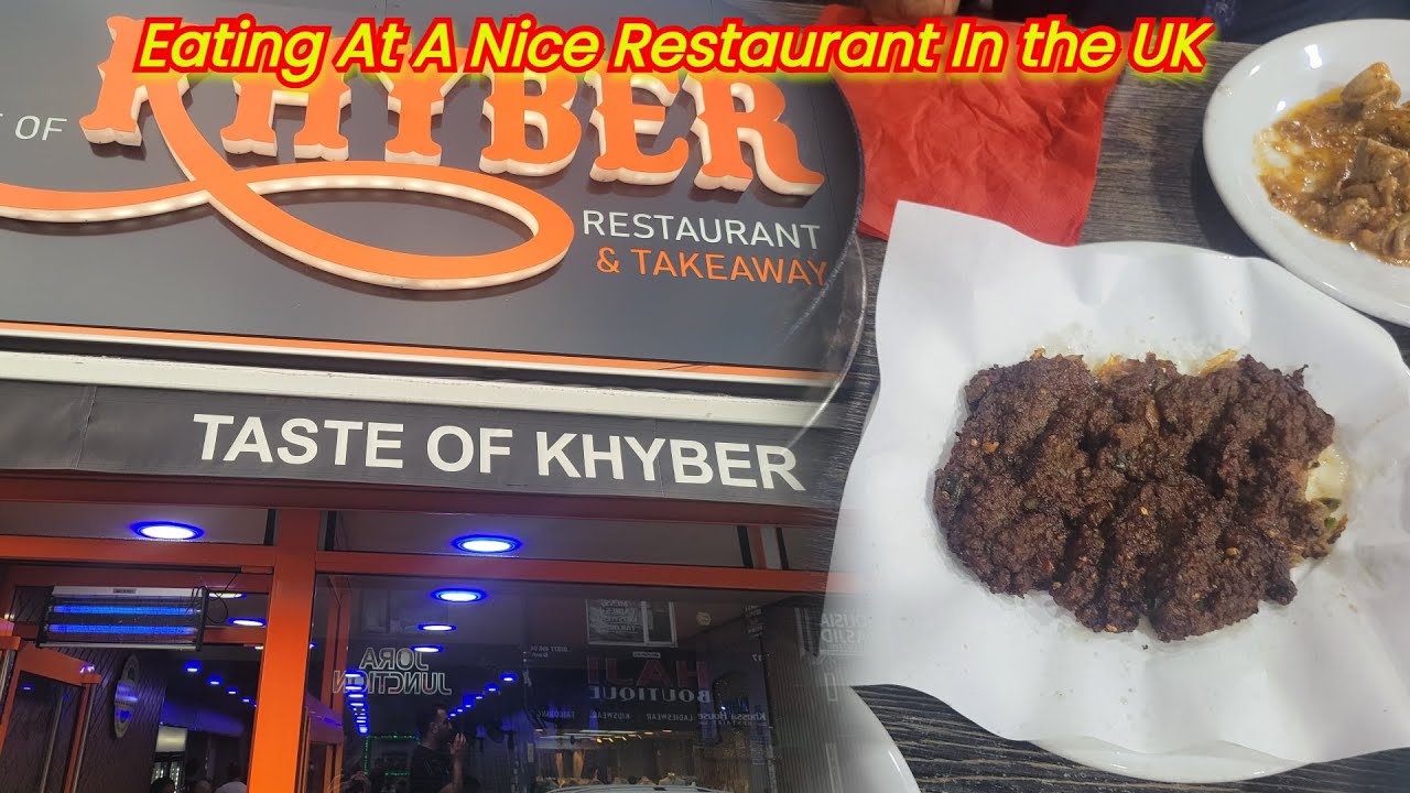 Eating at khyber for the first time