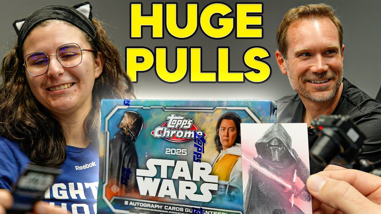 Ripping the NEW Topps Chrome Star Wars! (HUGE Sketch Auto Pull!)