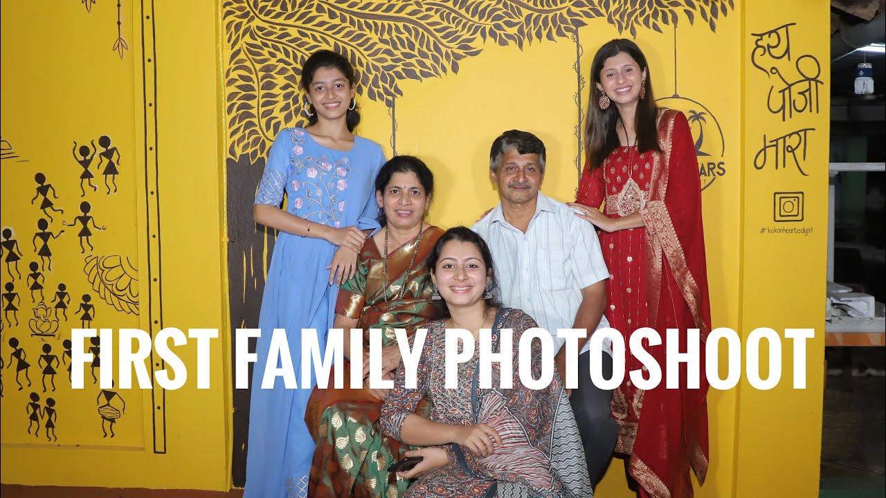 Diwali 2022- vlog 4|| First Family Photoshoot || kokanheartedgirl Family ||