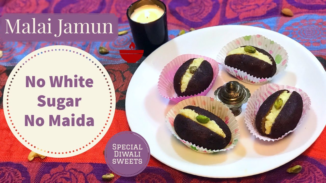 Malai Jamun recipe | Wheat Gulab jamun | No Sugar | No Maida | Special Diwali sweets | Diwali sweets