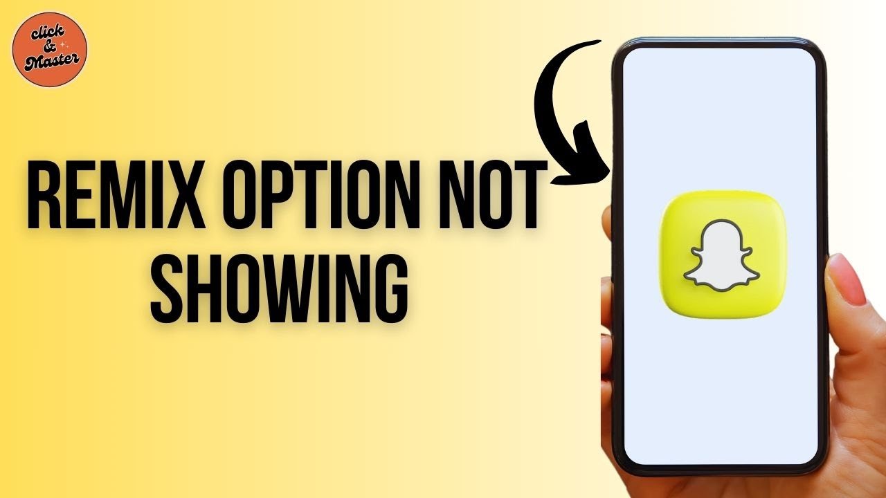 How to Fix Snapchat Remix Option not Available ?