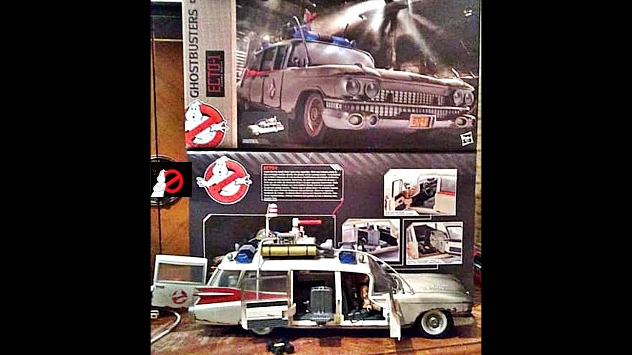 Unboxing ECTO1 Plasma Series Ghostbusters Hasbro versión película el Legado escala 1:18 (audio bajo)