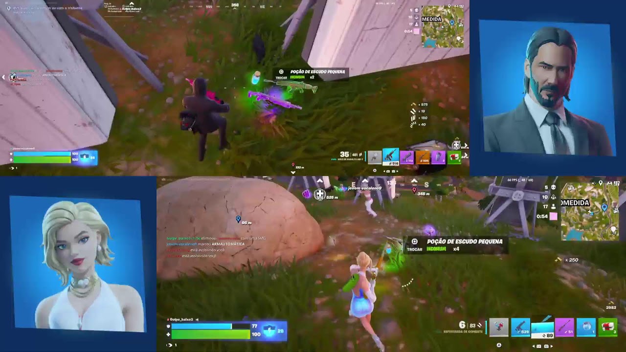 FORTNITE COM A ESPOSA NO PS5 !