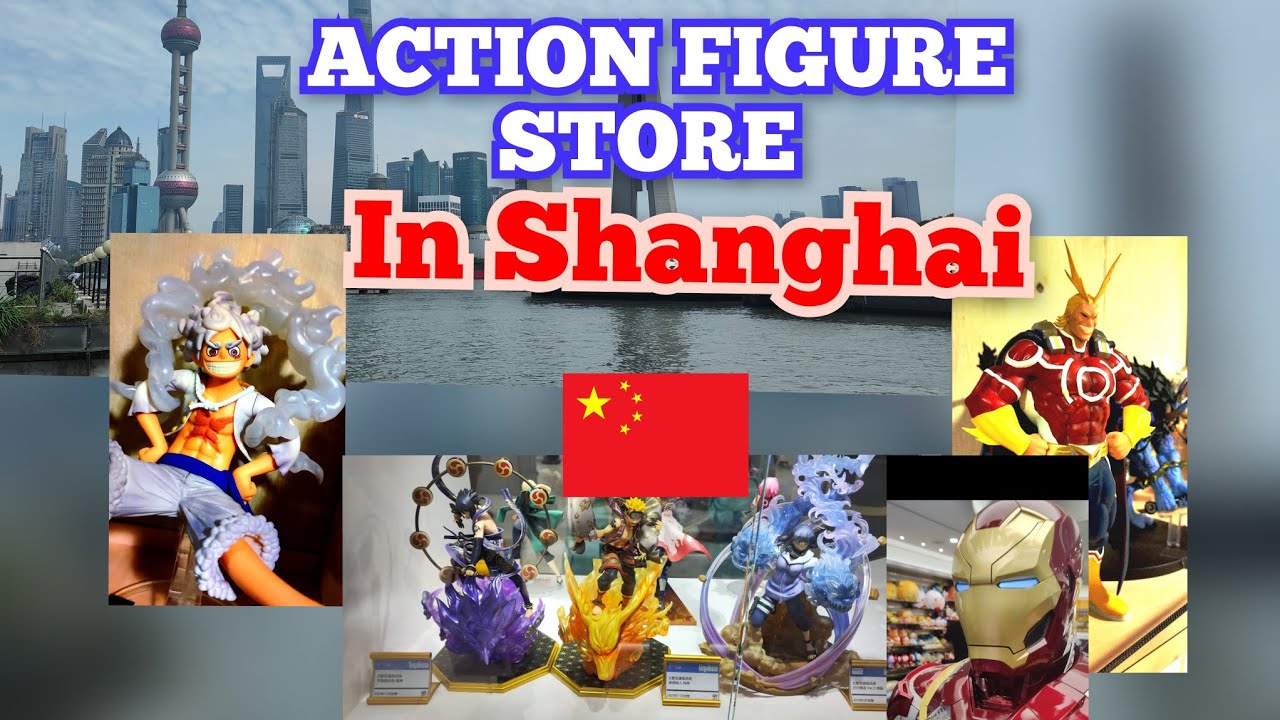 action figure and anime store in Shanghai China #onepiece #naruto #dragonball #marvel #traveling