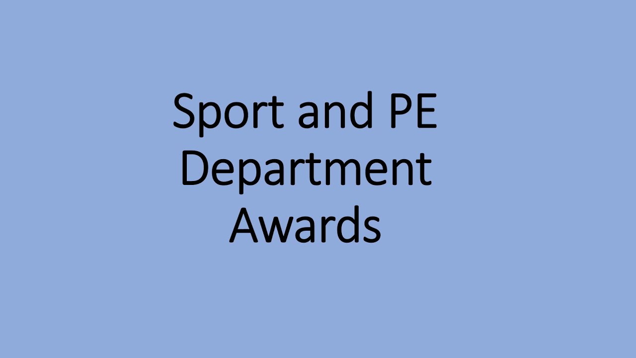 The Sixth Form College Colchester Sport and PE Department Awards 2021