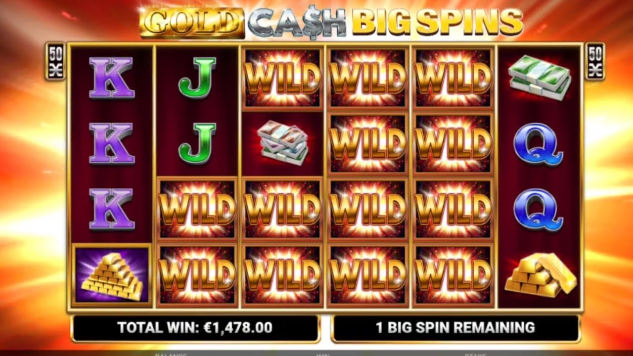 Gold Cash BIG SPINS-Big Wins-Bonus
