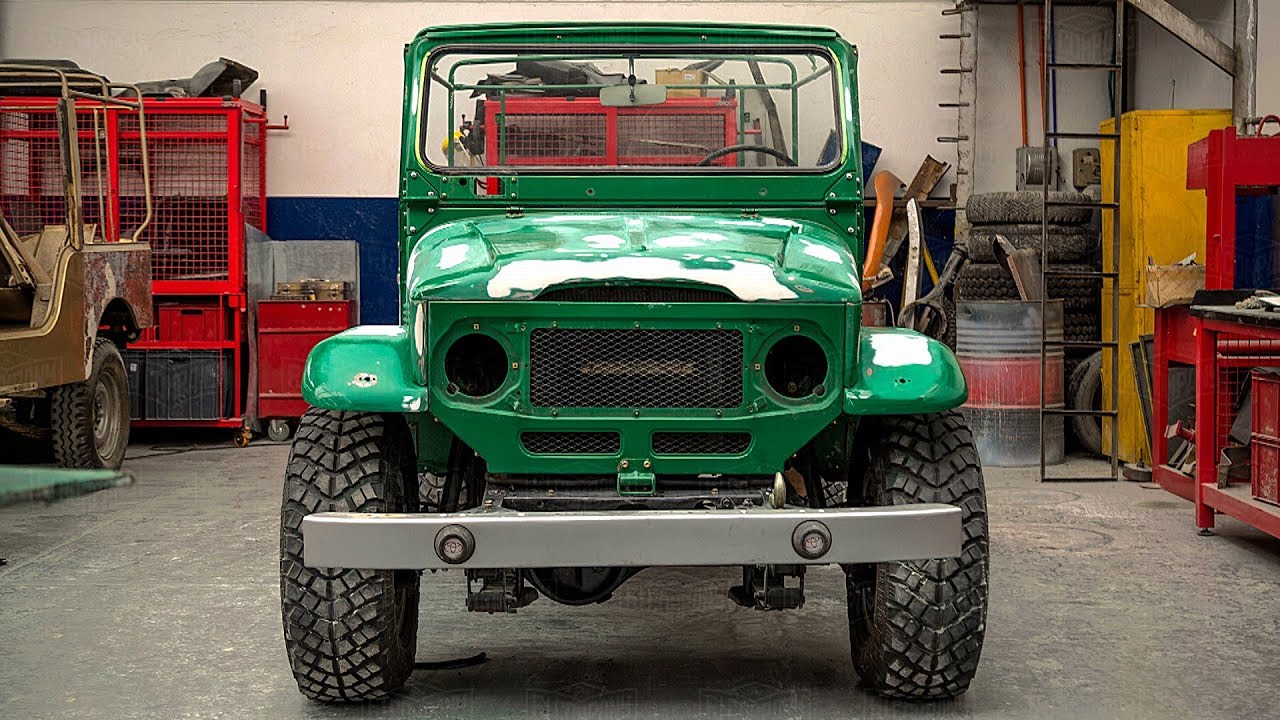 1980 Toyota Land Cruiser FJ43 John Deere Green Restoration Project