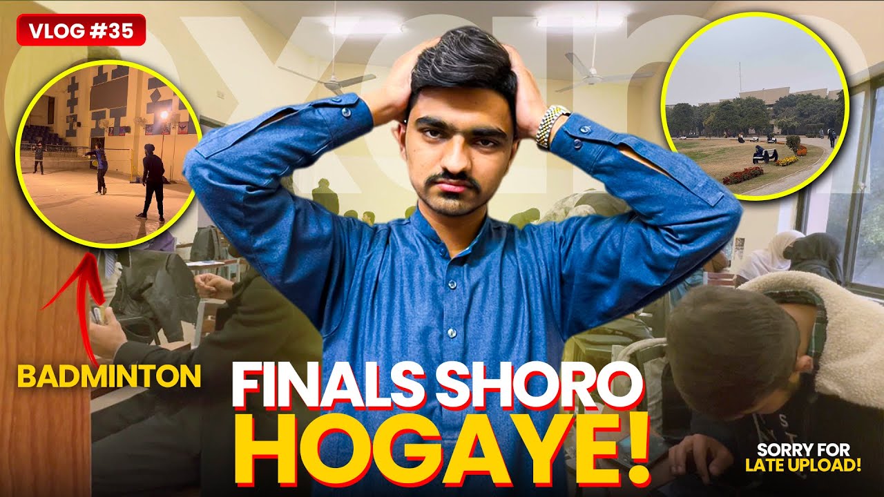 Finals shoro hogaye😭 | University Of Gujrat | Mirza Gaming YT | Vlog 35