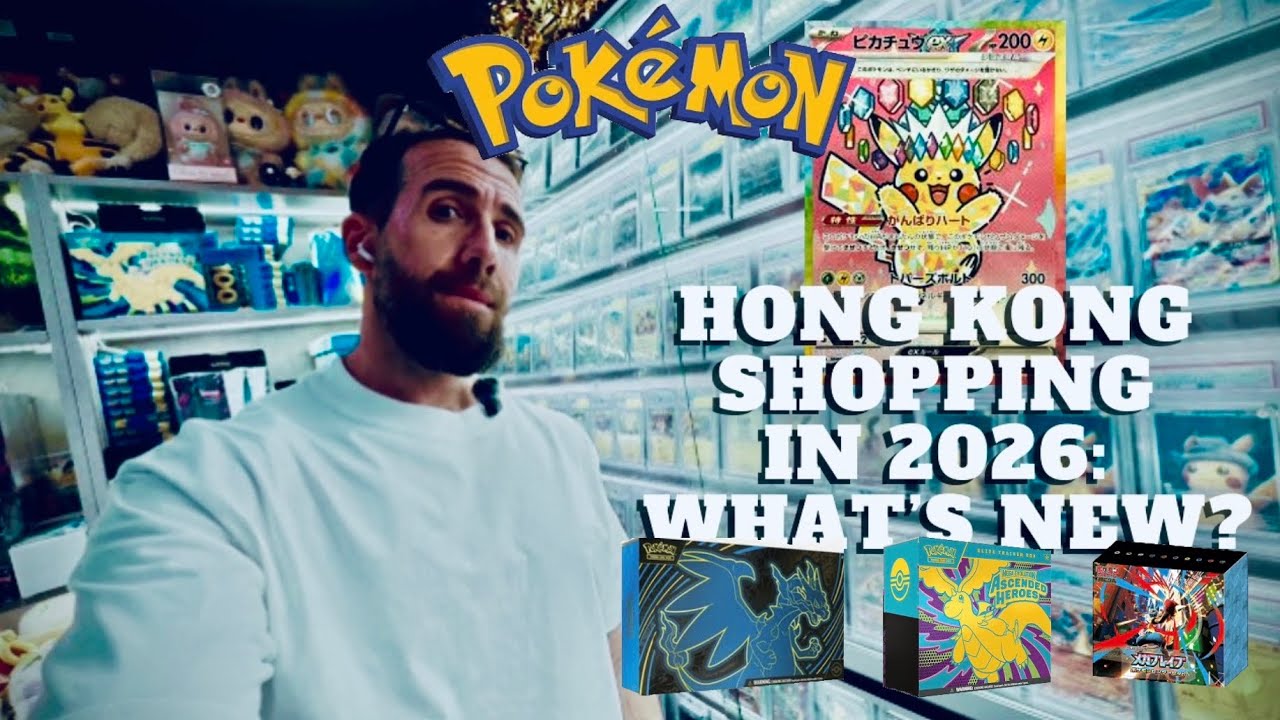 Returning to Pokémon Card Hunting in HK! Sino Centre Tour 🇭🇰