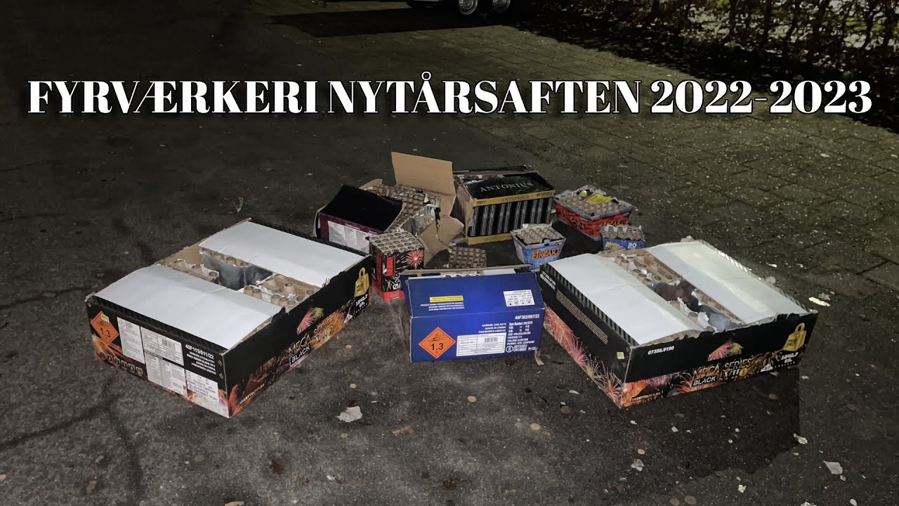 Fyrværkeri Nytårsaften 2022-2023 (Tornado, Antonius, 4 KG Batteri...)