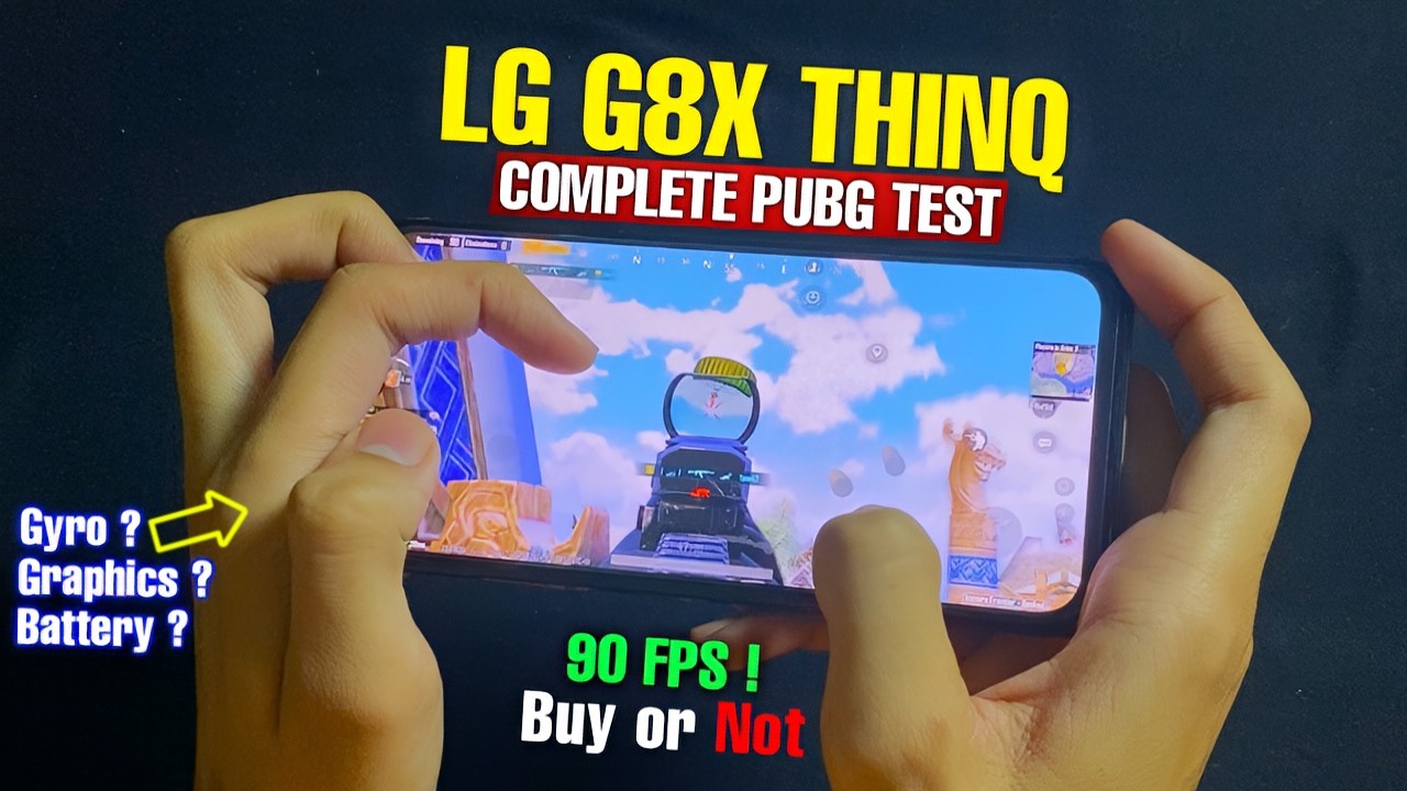 LG G8x ThinQ Pubg Test in 2025 | Graphics? Gyro? Battery? Price? | But or Not🤔