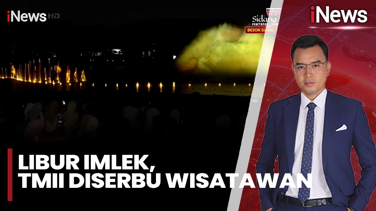 Libur Imlek, Atraksi Air Mancur TMII Diserbu Wisatawan | iNews Prime (16/02)