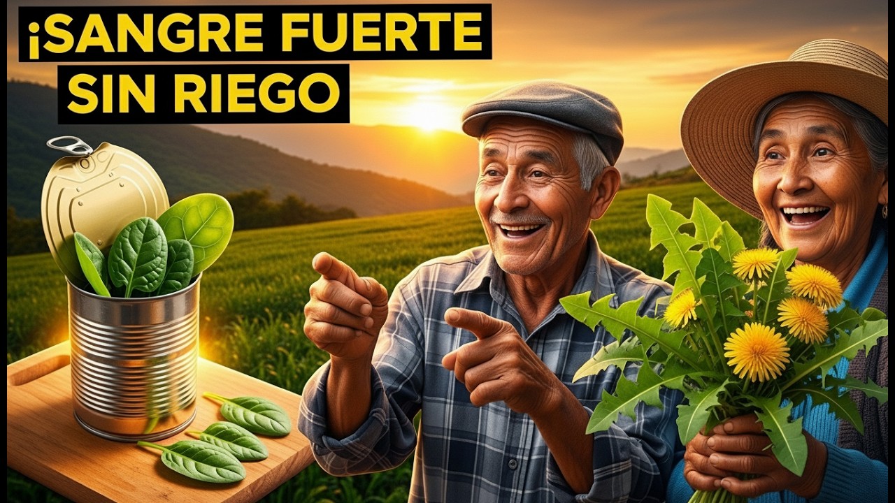 Más HIERRO que la Espinaca y no necesita RIEGO: La planta maleza que los médicos no te mencionan